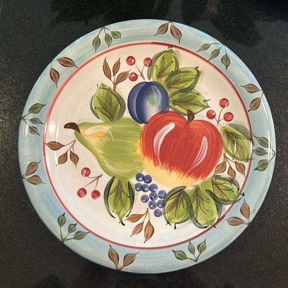 Dinner Plate Black Forest Fruits by HERITAGE MINT - Set of 2 - Picture 3 of 8